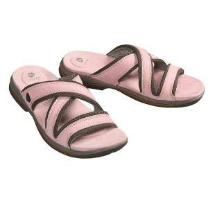 Acorn Spin Leather Slide Sandals Womens 6 NIB $68  