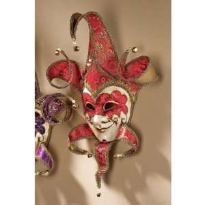   Italian Venetian Carnival Masquerade Red Wall Mask Decor Home