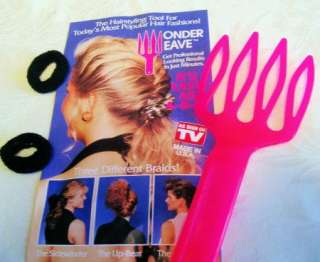   WEAVE BRAIDER HAIR STYLING TOOL PROFESSIONAL RESULTS W/INSTRUCTIONS