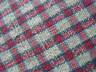 fabulous woven red white and blue weaves natural linen back