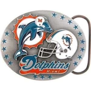 NFL Miami Dolphins Belt Buckle   Limited Edition:  Sports 