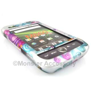 Protect your Huawei Ascend with Colorful Flowers Hard Snap On Cover 