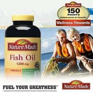  Nature Made Omega 3 Fish Oil 1200 mg 
