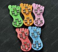 60pcs Toe Rings adjustable Wholesale lot + 5 Foot pads  
