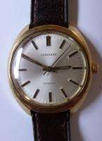 VINTAGE LONGINES  CONQUEST GOLD PLATED SWISS WRIST WATCH  