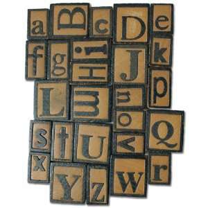  Collection   Altered Art   Letter Press Set   Alphabet: Home & Kitchen