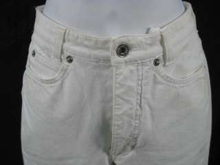 CAMBIO White Pants Jeans High Waist Rise Size 4  