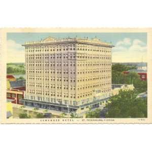   Postcard the Suwanne Hotel   St. Petersburg Florida 