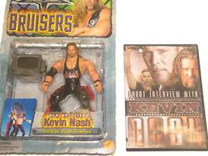 WCW Kevin Nash Figure & Shoot DVD WWE WWF Diesel NWA  