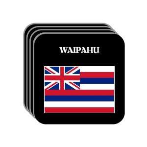 US State Flag   WAIPAHU, Hawaii (HI) Set of 4 Mini Mousepad Coasters