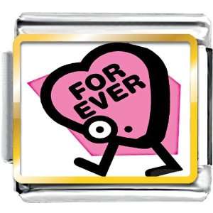  Cute Pink Forever Photo Charm Italian: Pugster: Jewelry