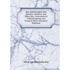   Maro (German Edition) (9785874190712) Ellen Karolina Sofia Key Books