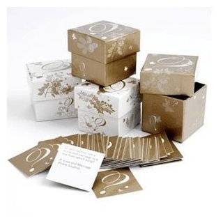 Gold & White) Wedding Table Trivia Cards by tat