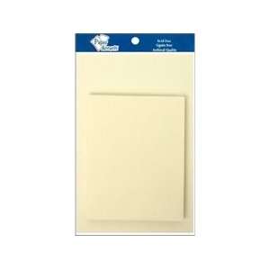  Paper Accents Card & Envelope 4.25x 5.5 Parchment Cream 
