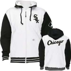    Chicago White Sox Full Zip Hooded Sweatshirt: Sports & Outdoors