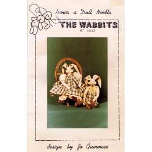   Dull Needle Sewing Pattern Mr. and Mrs. Wabbits: Arts, Crafts & Sewing