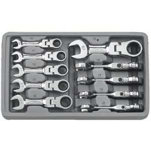 . Stubby Flex Combination Ratcheting Wrench Sets   10pc metric stubby 