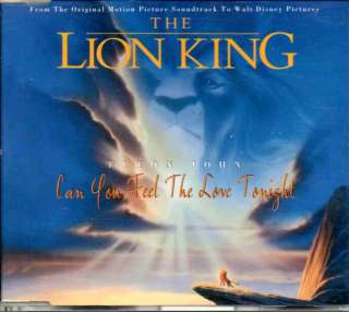 Elton John   Lion King   4 Track Maxi CD 1991   Disney  