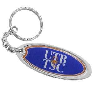  NCAA Texas Brownsville Scorpions Domed Oval Keychain 