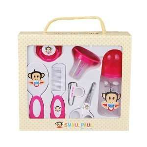  Small Paul 7 piece Infant Care & Grooming Set Pink BPA 
