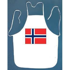  Norway Norwegian Flag BBQ Barbeque Apron with 2 Pockets 