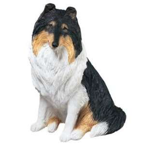  Sandicast Original Size Collie Dog Figurine   Tri Color 