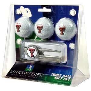 Texas Tech 3 Golf Ball Gift Pack w/ Kool Tool