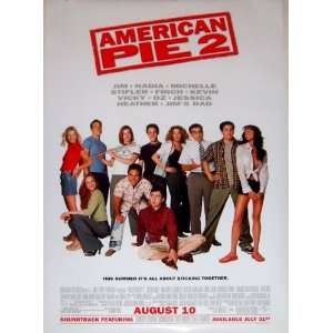American Pie 2 Original 2001 Two Sided Movie Poster