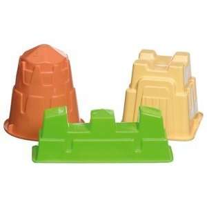  American Plastic Sand Castle Mold Assortment: Toys & Games