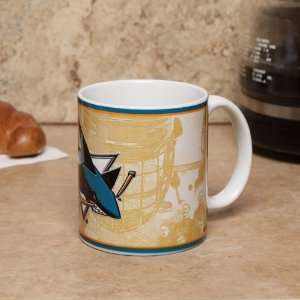  NHL San Jose Sharks 11oz. Nostalgic Mug: Sports & Outdoors