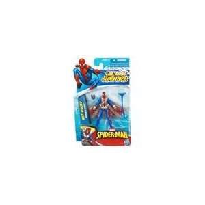   Universe Aerial Attack Spider Man Zip Line Action Figure: Toys & Games
