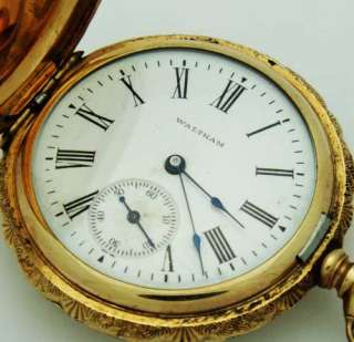   Waltham Watch Co. 14K Yellow, Rose, White Gold Pocket Watch  