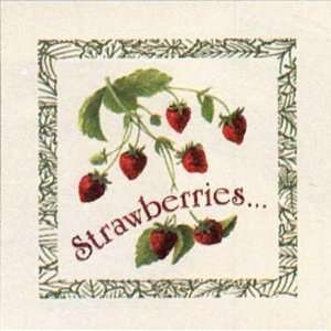  Strawberries Poster Print