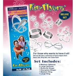  Fun Flyers, Deluxe Set, Refill 10 Pack: Toys & Games