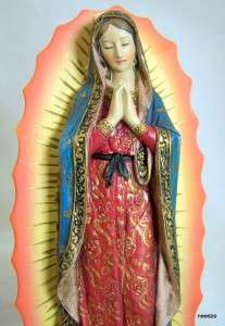 Our Lady Of Guadalupe Wall Holy Water Font Bottle NR  