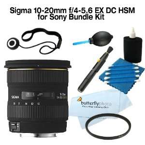  Sigma 10 20MM F4 5.6 EX DC HSM FOR SONY with 77mm UV 