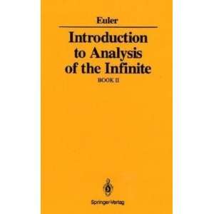  to Analysis of the Infinite Book II [Hardcover] Leonard Euler Books