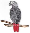 EF1 4501 CONGO AFRICAN GRAY BIRD LOVEER & BIKER PATCH