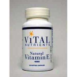  Vital Nutrients   Vitamin E (d alpha tocopherol)   100 
