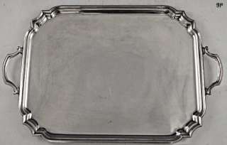   Vintage Silver Plate Serving Tray Industria Argentina Classical Form
