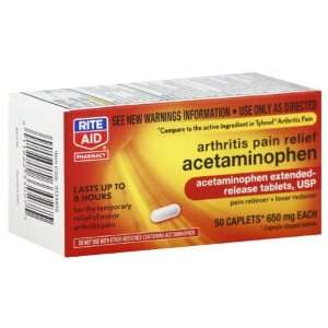  Rite Aid Acetaminophen, Tabs 50 ea