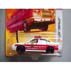   : Matchbox Emergency Response Fire Rescue Chevy Impala: Toys & Games