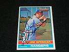 Texas Rangers Jim Spencer Auto Signed 1976 Topps Card #