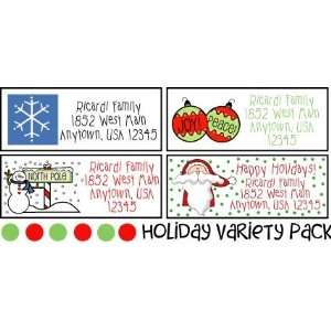  Variety Labels Pack   Holiday