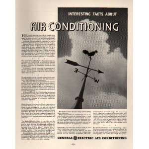  General Electric Air Conditioning Vintage Ad from June 