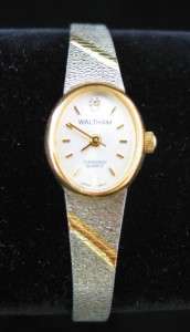   Diamond Quarts Womens Gold & Silver Adjustable Band Watch  