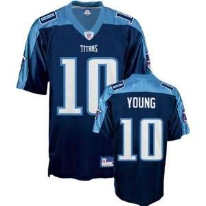  Vince Young Navy Reebok NFL Tennessee Titans Kids 4 7 