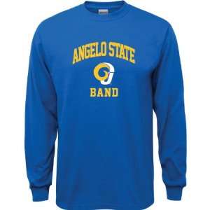  Angelo State Rams Royal Blue Youth Band Arch Long Sleeve T 