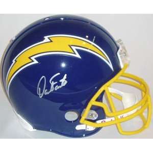  Signed Dan Fouts Helmet   Authentic