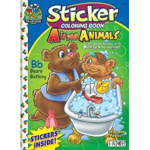   Choo Training Sticker Coloring Book   A is for Animals Toys & Games